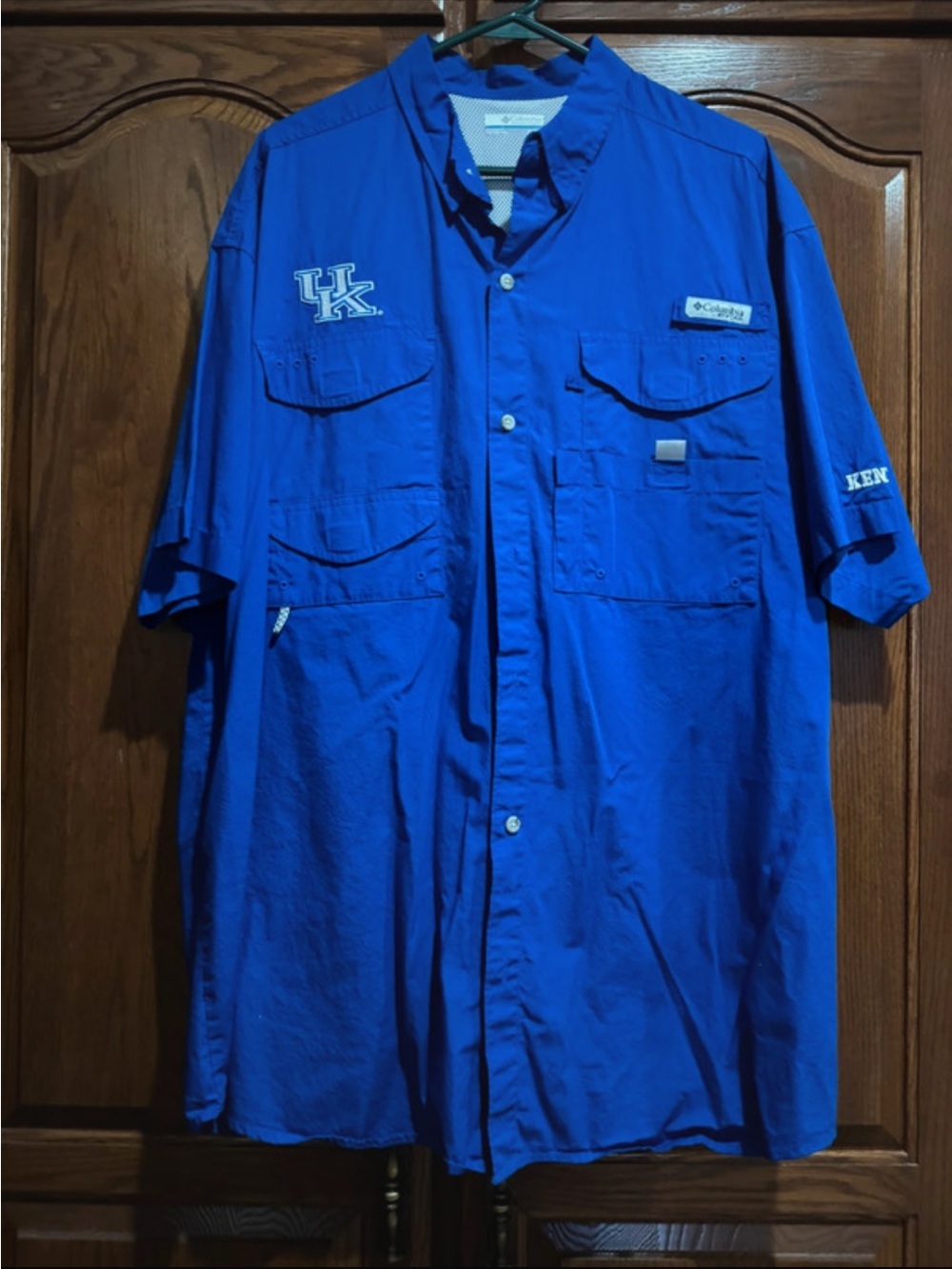 Columbia Men’s Short Sleeve Shirt - Blue